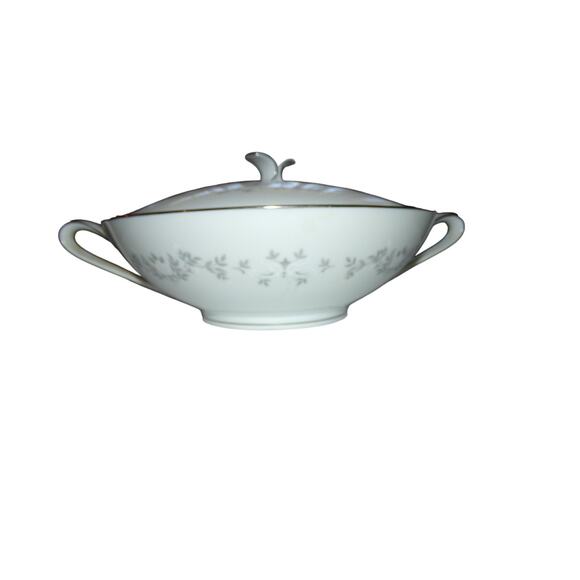 RARE Noritake Porcelain China‎ Westview 6320 9 inch covered vegetable bowl - Picture 1 of 5